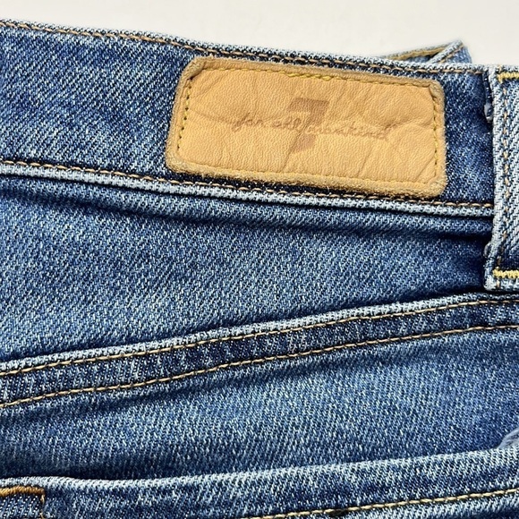 7 For All Mankind Luxe Vintage The Ankle Skinny Size 27 - Picture 12 of 16